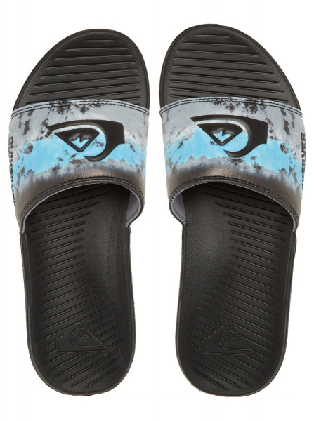 Сланцы BRIGHT COAST PRINT (10 (43); Black/Blue/Black)